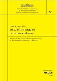 Produktbild: Erneuerbare Energien in der Raumplanung