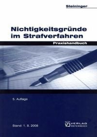 Produktbild: Nichtigkeitsgr&uuml;nde im Strafverfahren