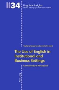 Produktbild: The Use of English in Institutional and Business Settings