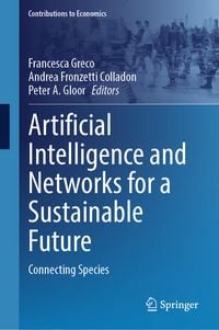 Produktbild: Artificial Intelligence and Networks for a Sustainable Future