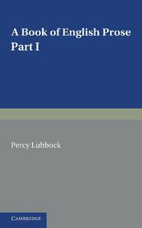 Produktbild: A Book of English Prose, Part 1