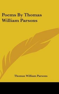Produktbild: Parsons, T: Poems By Thomas William Parsons