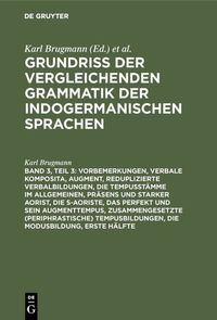 Produktbild: Vorbemerkungen, verbale Komposita. Augment.Reduplizierte Verbalbildungen ...