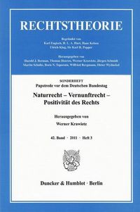 Produktbild: Naturrecht &ndash; Vernunftrecht &ndash; Positivit&auml;t des Rechts.
