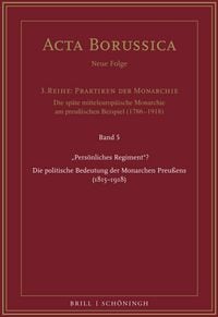 Produktbild: &bdquo;Pers&ouml;nliches Regiment&ldquo;?