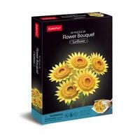 Produktbild: CUBICFUN - 3D Puzzle Blumenstrauss Sonnenblume 209 Teile
