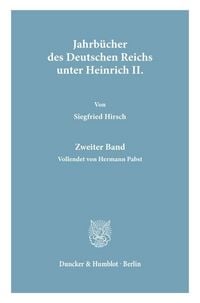 Produktbild: Jahrb&uuml;cher des Deutschen Reichs unter Heinrich II.