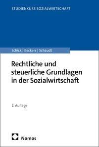 Produktbild: Rechtliche und steuerliche Grundlagen in der Sozialwirtschaft
