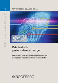 Produktbild: Kriminalistik gestern-heute-morgen