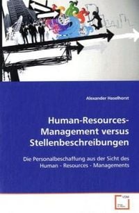Produktbild: Haselhorst Alexander: Human-Resources-Management versus Stel