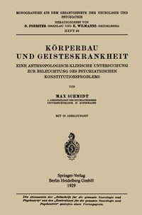 Produktbild: K&ouml;rperbau und Geisteskrankheit