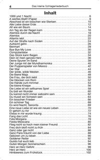 Das kleine Schlagerliederbuch