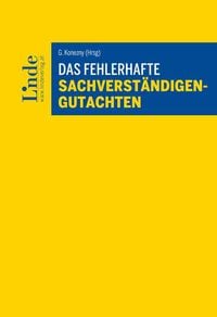 Produktbild: Das fehlerhafte Sachverst&auml;ndigengutachten
