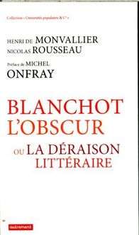 Produktbild: Blanchot l'obscur ou La d&eacute;raison litt&eacute;raire