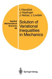 Produktbild: Solution of Variational Inequalities in Mechanics