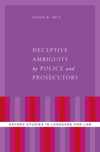 Produktbild: Deceptive Ambiguity by Police and Prosecutors