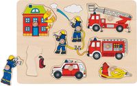 Bild vom Artikel Goki 57907 - Steckpuzzle Feuerwehr vom Autor 