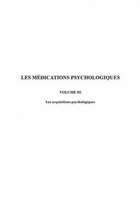 Produktbild: Medications psychologiques t.3