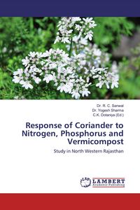 Produktbild: Response of Coriander to Nitrogen, Phosphorus and Vermicompost