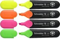 Produktbild: Schneider Textmarker Job, 4er Set