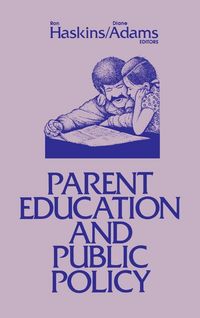 Produktbild: Parent Education and Public Policy