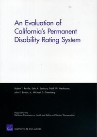 Produktbild: An Evaluation of California's Permanent Disability Rating System