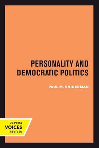 Produktbild: Personality and Democratic Politics