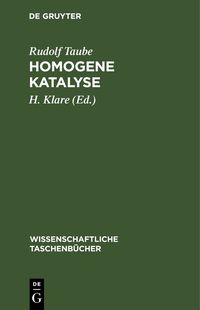 Produktbild: Homogene Katalyse