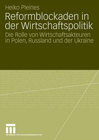 Produktbild: Reformblockaden in der Wirtschaftspolitik