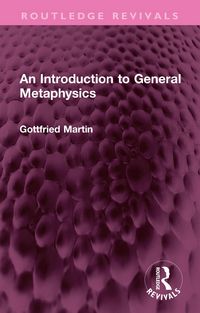 Produktbild: An Introduction to General Metaphysics