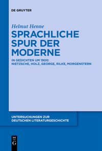 Produktbild: Sprachliche Spur der Moderne
