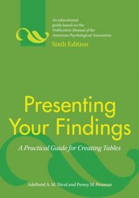 Produktbild: Presenting Your Findings 6/e