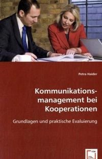 Produktbild: Haider, P: Kommunikationsmanagement bei Kooperationen