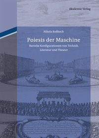 Produktbild: Poiesis der Maschine