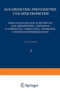Produktbild: Kolorimetrie &middot; Photometrie und Spektrometrie
