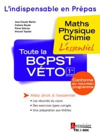 Produktbild: Toute la BCPST VETO 1re ann&eacute;e