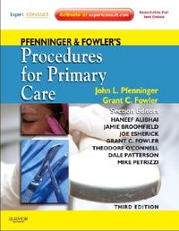 Produktbild: Pfenninger, J: Pfenninger and Fowler's Procedures for Primar