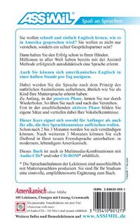 ASSiMiL Amerikanisch ohne Mühe - Lehrbuch - Niveau A1-B2