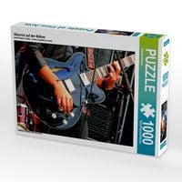 Produktbild: CALVENDO Puzzle Gitarrist auf der B&uuml;hne | 1000 Teile Lege-Gr&ouml;&szlig;e 64x48cm Foto-Puzzle f&uuml;r gl&uuml;ckliche Stunden