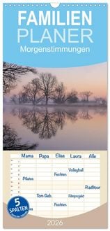 Produktbild: Familienplaner 2026 - Morgenstimmungen 2026 mit 5 Spalten (Wandkalender, 21 x 45 cm) CALVENDO