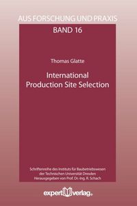Produktbild: International Production Site Selection