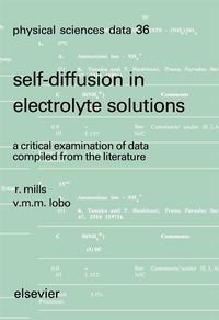 Produktbild: Self-diffusion in Electrolyte Solutions