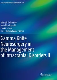 Produktbild: Gamma Knife Neurosurgery in the Management of Intracranial Disorders II
