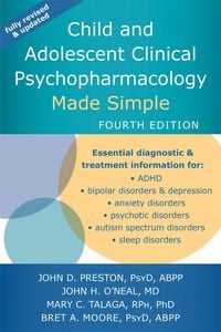 Produktbild: Child and Adolescent Clinical Psychopharmacology Made Simple