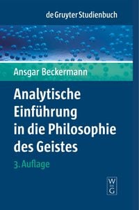 Bild vom Artikel Analytische Einführung in die Philosophie des Geistes vom Autor Ansgar Beckermann