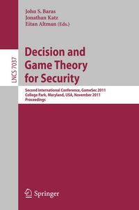 Produktbild: Decision and Game Theory for Security