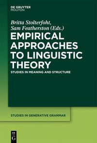 Produktbild: Empirical Approaches to Linguistic Theory