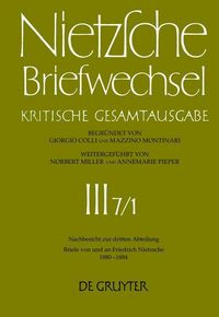 Produktbild: Briefe von und an Friedrich Nietzsche Januar 1880 - Dezember 1884