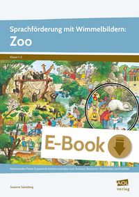 Produktbild: Sprachf&ouml;rderung mit Wimmelbildern: Zoo