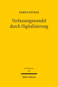 Produktbild: Verfassungswandel durch Digitalisierung